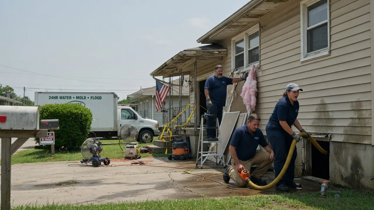 Water Damage Repair in Mooreland, OK near me